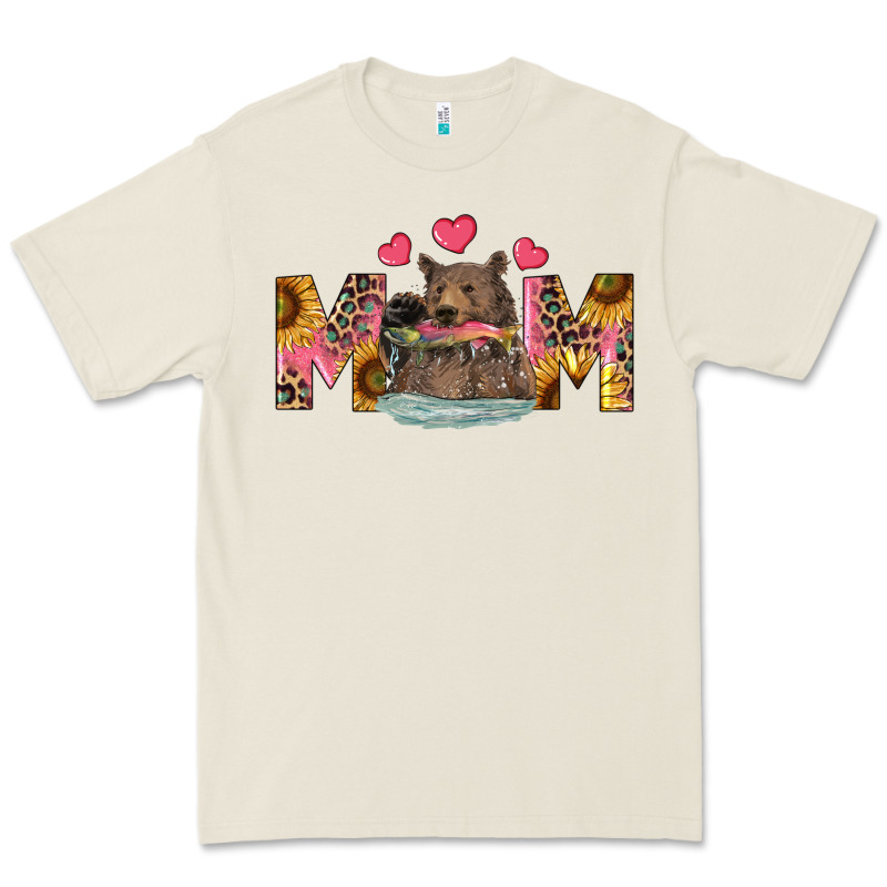 Mom Bear With Sunflowers Premium Tee by RanaPortraitStore | Teevron