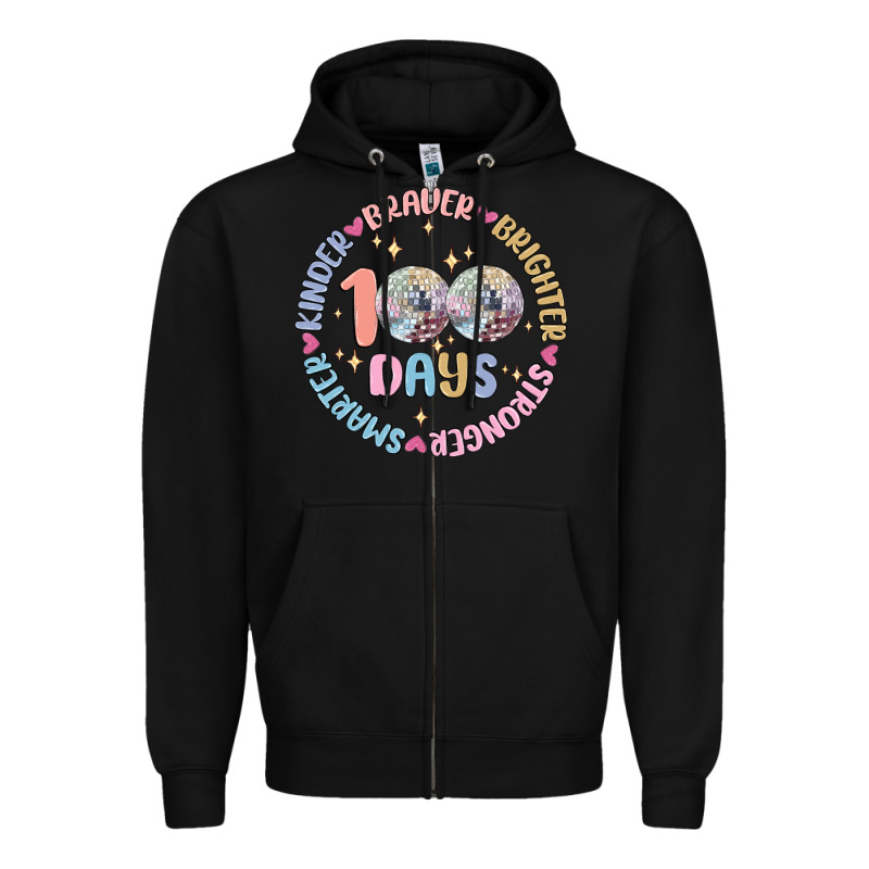 100 Days Of School Zipper Hoodie by MaliasSmallBusiness | Teevron