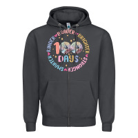 Smoke 100 days of school Zipper Hoodie - MaliasSmallBusiness