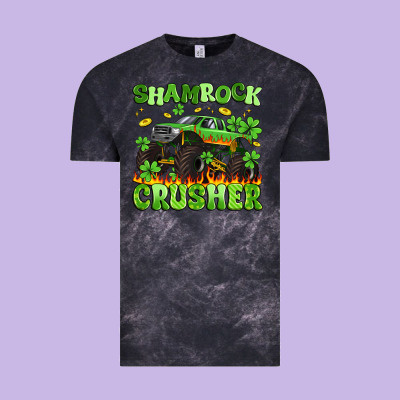 Shamrock Crusher Vintage Tee Designed By Artiststas