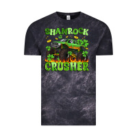 Cloud Black shamrock crusher Vintage Tee - Artiststas