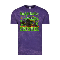 Cloud Purple shamrock crusher Vintage Tee - Artiststas