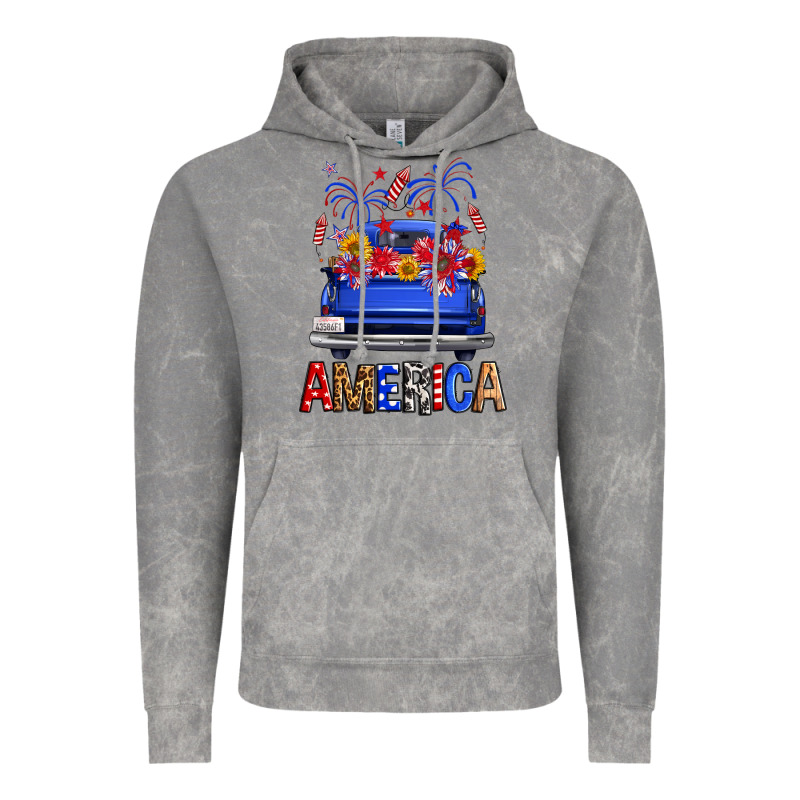 Western Fourth Of July America Truck Vintage Hoodie by FaDigitalArtStudio | Teevron