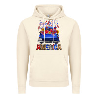 Vintage Artic western fourth of july america truck Vintage Hoodie - FaDigitalArtStudio