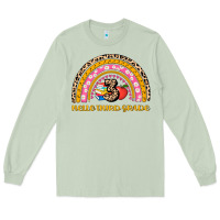 Matcha back to school rainbow hello third grade Long Sleeve Tee - AdoDesignShop