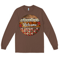 Chestnut ladybug welcome ornament Long Sleeve Tee - BarkalooDesign