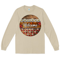 Mushroom ladybug welcome ornament Long Sleeve Tee - BarkalooDesign