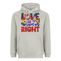 Moon Dust Love İs a Human Right Heavyweight Hoodie - BundleAndBundleShop