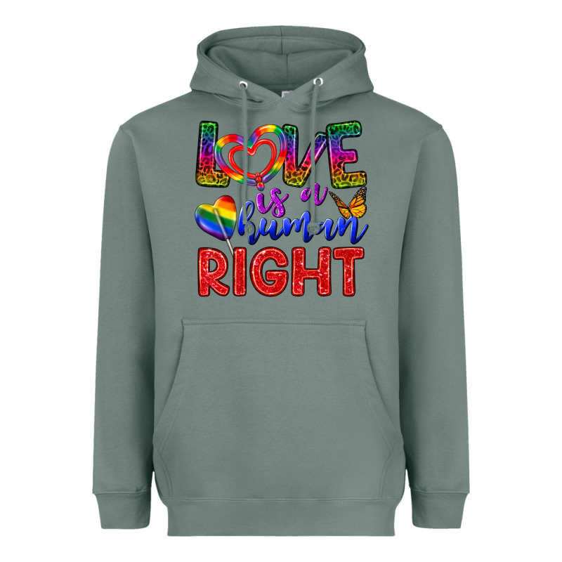 Love İs A Human Right Heavyweight Hoodie by BundleAndBundleShop | Teevron