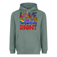 Sage Love İs a Human Right Heavyweight Hoodie - BundleAndBundleShop