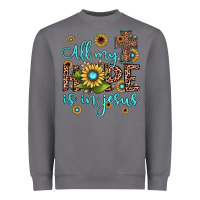 Storm all my hope is in jesus Heavyweight Sweatshirt - JahusDesignShop