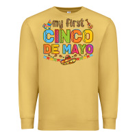 Antique Gold my first cinco de mayo Premium Sweatshirt - LillyAllenDesigns