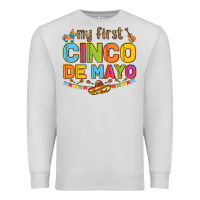 Dove Grey my first cinco de mayo Premium Sweatshirt - LillyAllenDesigns