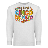 Oatmeal Heather my first cinco de mayo Premium Sweatshirt - LillyAllenDesigns