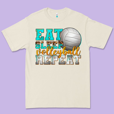 Premium Tee eat sleep volleyball repeat
