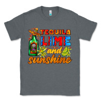 Charcoal Heather tequila lime and sunshine Classic Tee - AdoDesignShop