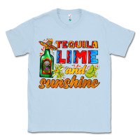 Dusty Blue tequila lime and sunshine Classic Tee - AdoDesignShop