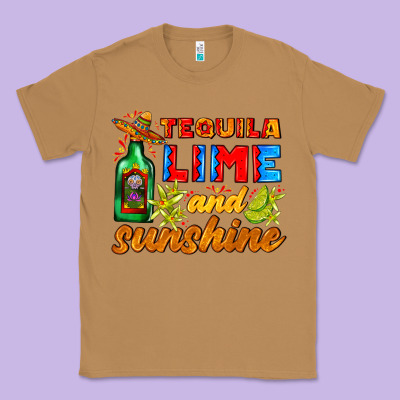 Tequila Lime And Sunshine Classic Tee Designed By Adodesignshop
