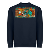 Navy senior 2024 Heavyweight Sweatshirt - Artiststas