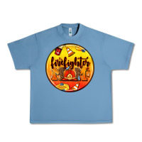 Pebble Blue firefighter coasters Urban Heavy Tee - AdoDesignShop