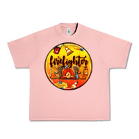Salmon firefighter coasters Urban Heavy Tee - AdoDesignShop