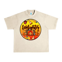 Sandshell firefighter coasters Urban Heavy Tee - AdoDesignShop