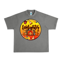 Tornado firefighter coasters Urban Heavy Tee - AdoDesignShop