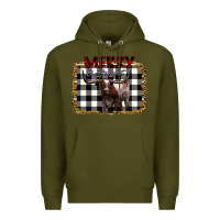 Army Green Merry Bright Premium Hoodie - Bettercallsaul