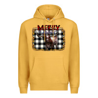 Mustard Merry Bright Premium Hoodie - Bettercallsaul