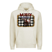 Oatmeal Heather Merry Bright Premium Hoodie - Bettercallsaul