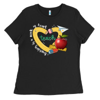 Black teaching is a work of heart Ladies Tee - JahusDesignShop