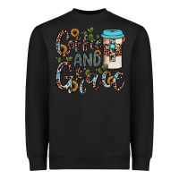 Black coffee and grace Heavyweight Sweatshirt - JahusDesignShop