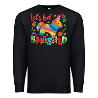 Black let's get smashed Premium Sweatshirt - LillyAllenDesigns