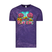 Cloud Purple save the pumpkins Vintage Tee - AdoDesignShop