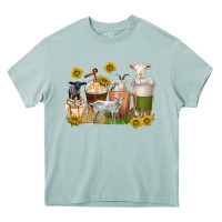 Arona coffee cups goats Heavy Core Tee - texasbilliewilder