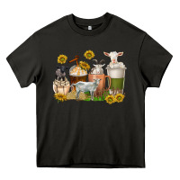 Asphalt coffee cups goats Heavy Core Tee - texasbilliewilder