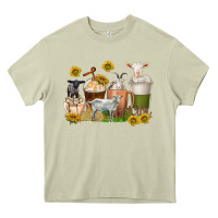 Mossy coffee cups goats Heavy Core Tee - texasbilliewilder