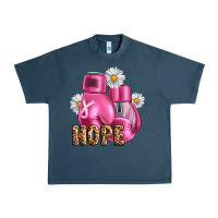 Midnight Navy Breast Cancer Boxing Gloves Urban Heavy Tee - Artiststas