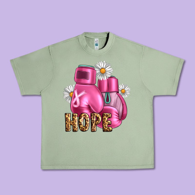 Breast Cancer Boxing Gloves Urban Heavy Tee Designed By Artiststas