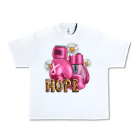 White Breast Cancer Boxing Gloves Urban Heavy Tee - Artiststas