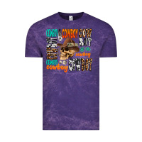 Cloud Purple cowboy Vintage Tee - AdoDesignShop