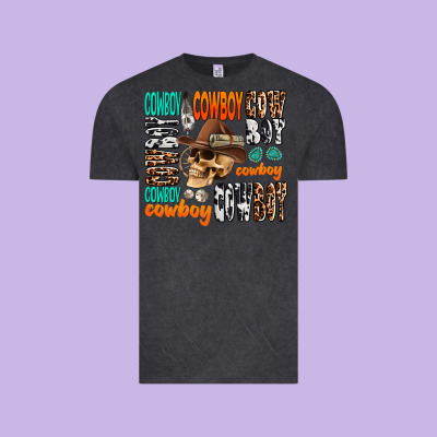 Cowboy Vintage Tee Designed By Adodesignshop