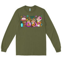 Army Green hair hustler coffee Long Sleeve Tee - Jasminsmagicworld