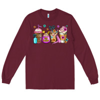 Burgundy hair hustler coffee Long Sleeve Tee - Jasminsmagicworld