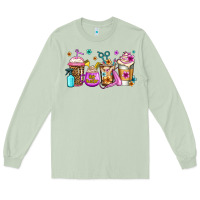 Matcha hair hustler coffee Long Sleeve Tee - Jasminsmagicworld