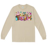 Mushroom hair hustler coffee Long Sleeve Tee - Jasminsmagicworld