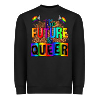 Black the fuuture is queer Heavyweight Sweatshirt - AdoDesignShop
