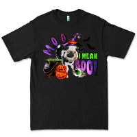 Black Moo I Mean Boo Baby Cow Premium Tee - RanaPortraitStore