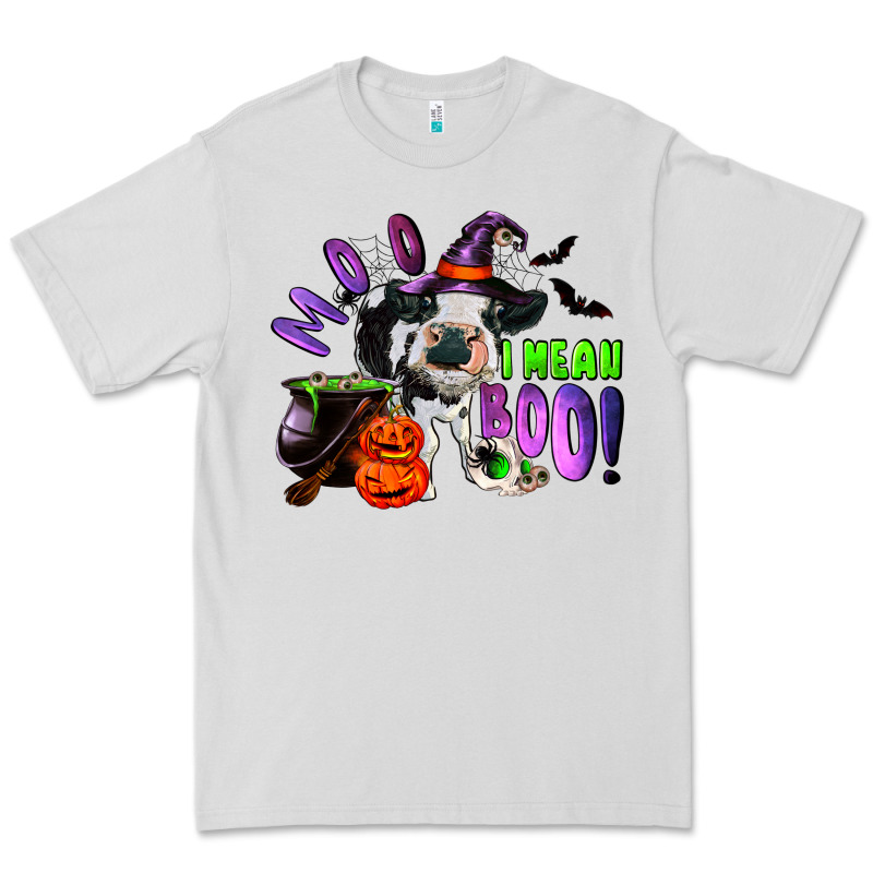 Moo I Mean Boo Baby Cow Premium Tee by RanaPortraitStore | Teevron