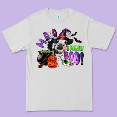 Premium Tee Moo I Mean Boo Baby Cow